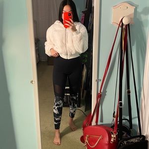 Black Marble Leggings